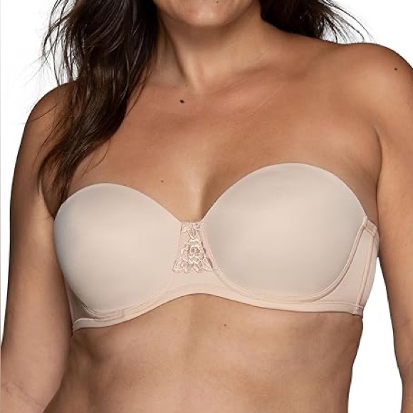 Vanity Fair Beauty Back Underwire Smoothing Strapless Bra 34C - Picture 1 of 5